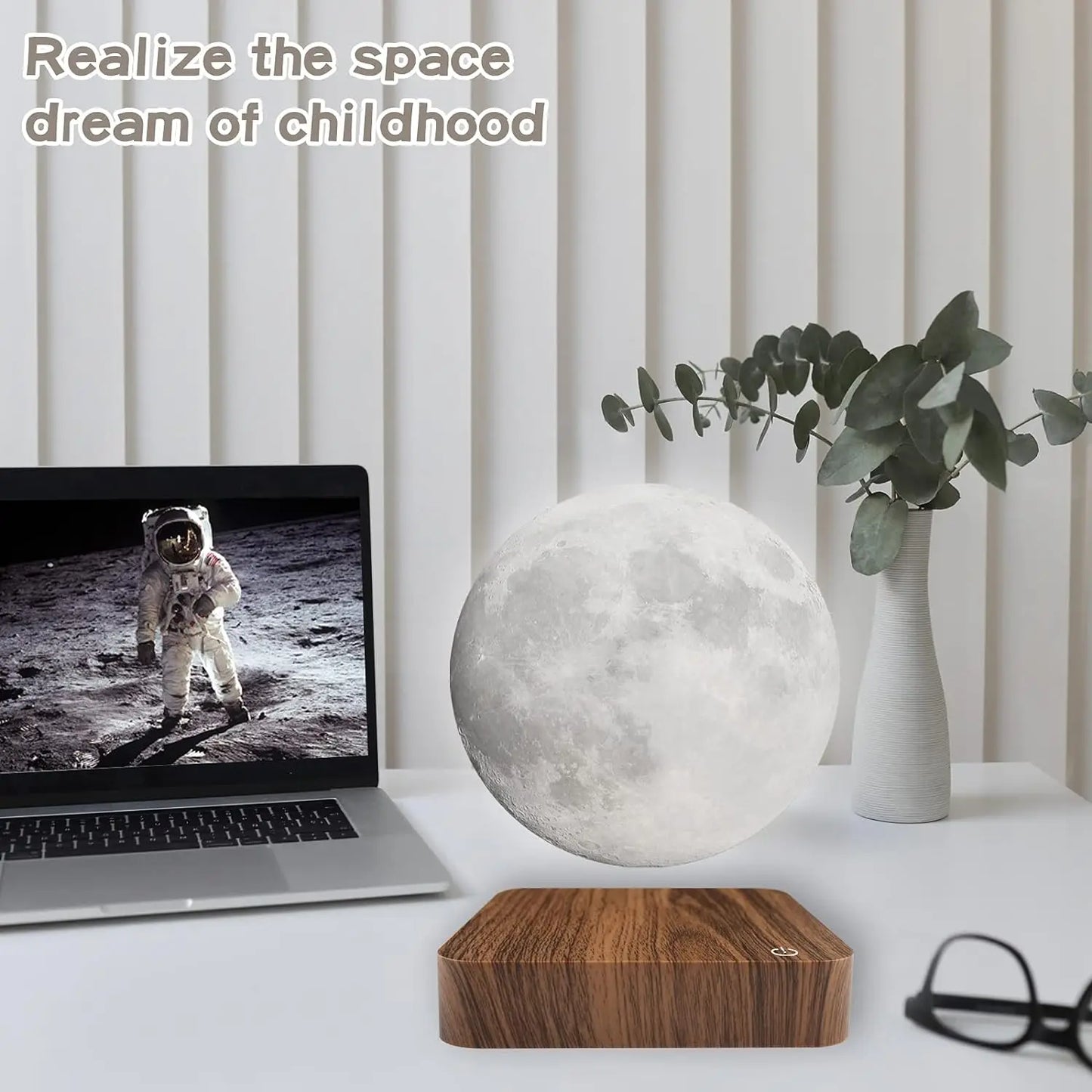 Floating Moon Lamp™: Enchanting 3D Night Light
