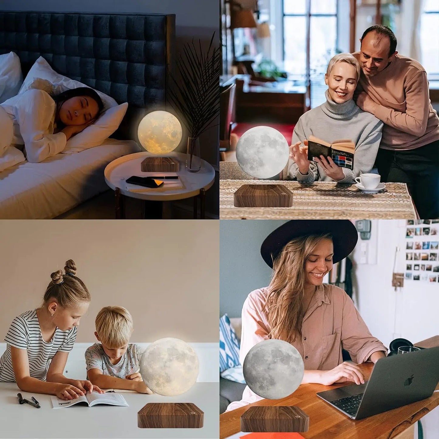 Floating Moon Lamp™: Enchanting 3D Night Light