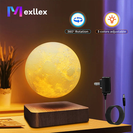 Floating Moon Lamp™: Enchanting 3D Night Light